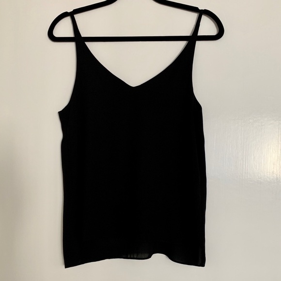 Topshop Tops - TOPSHOP Black V-Neck Tank, Never Worn